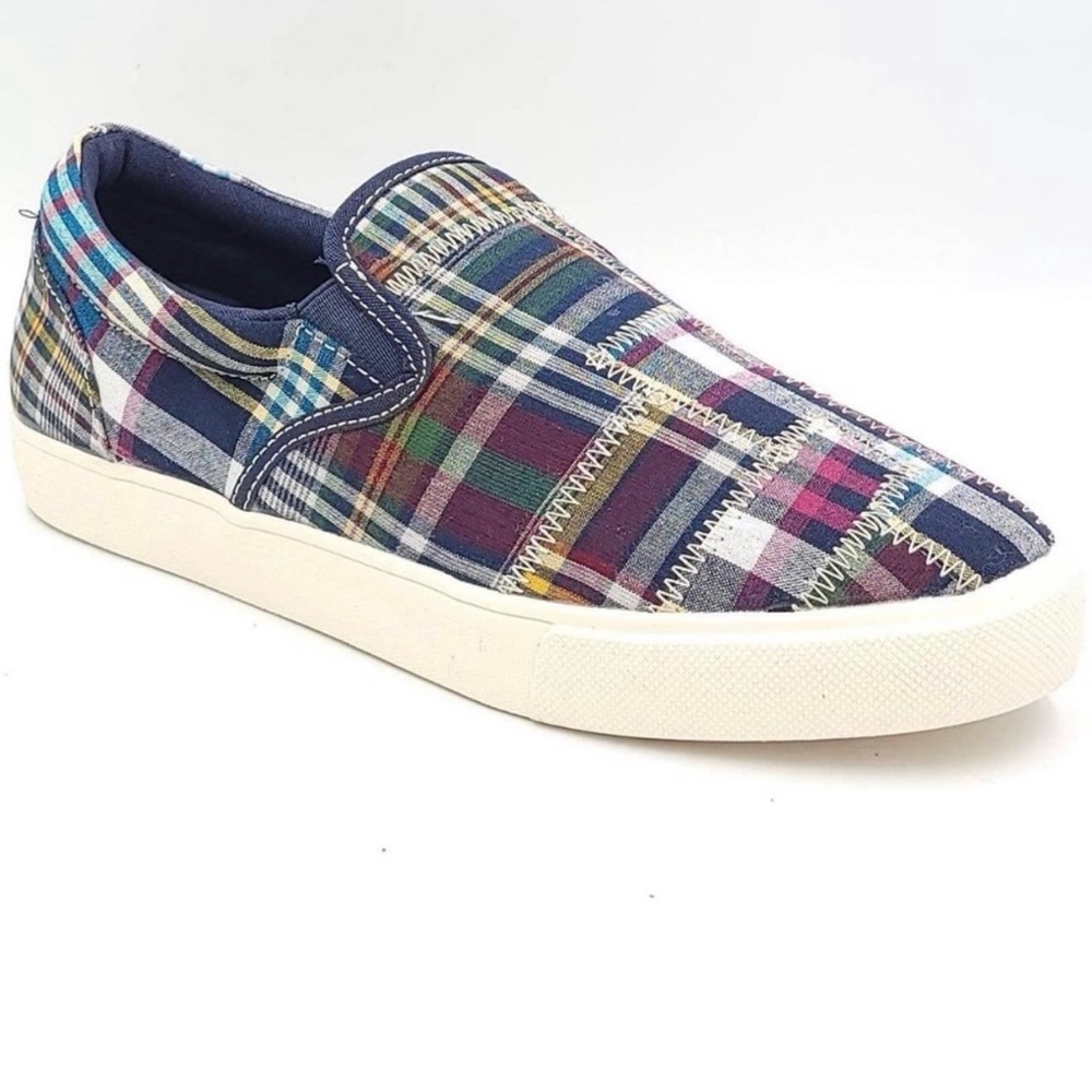 Club Room Multicolor Plaid Slip-On Sneakers Tate. Multiple sizes available.